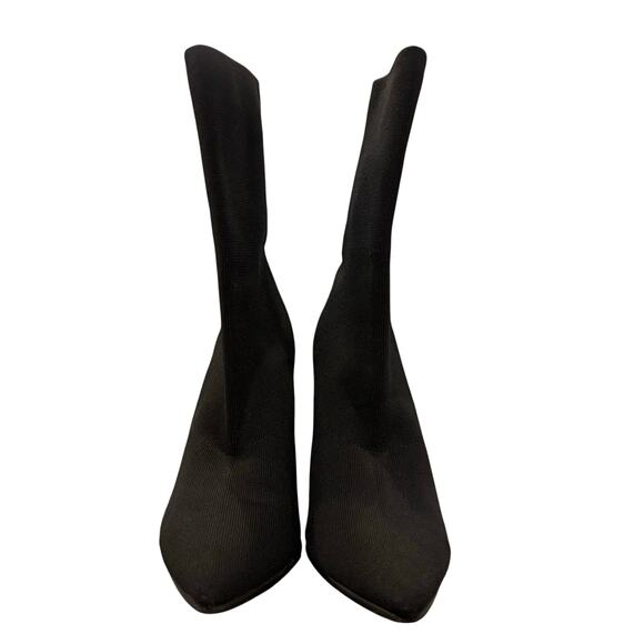 Sol Sana Dannii bootie, Black sock bootie w/block heel, EU size 40,US size 9-9.5 - Picture 2 of 10